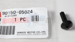 Product image: Yamaha - 901500502400 - SCREW, ROUND HEAD 