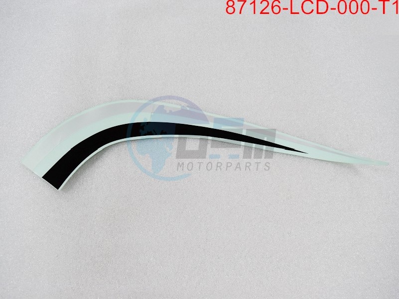Product image: Sym - 87126-LCD-000-T1 - L. BODY COVER STRIPE TYPE1  0
