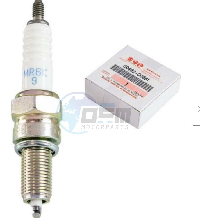 Suzuki - 09482-00661 - Spark plug NGK MR6K-9 | Oemmotorparts