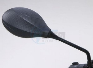 Product image: Suzuki - 990D0-MIRRH-MAT - RR VIEW MIRROR. RIGHT. MAT CARBON LOOK 