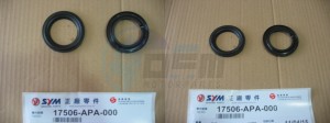 Product image: Sym - 17506-APA-000 - CANISTER/TANK TUBE ASSY 