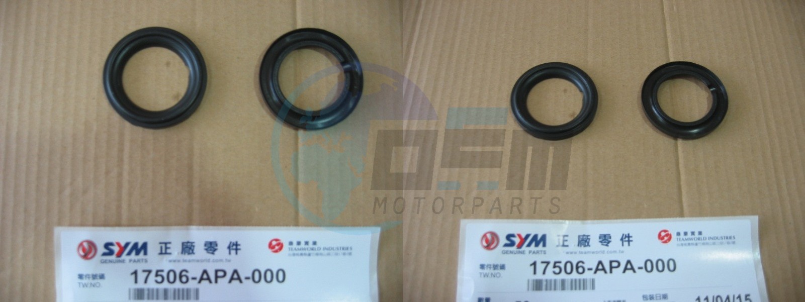 Product image: Sym - 17506-APA-000 - CANISTER TANK TUBE ASSY  0