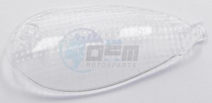 Product image: Piaggio - 5801020001 - LENS, FLASHER REAR LH 