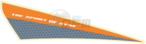 Product image: Sym - 87121-T6V-000-T1 - R FR FENDER STRIPE 