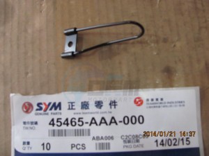 Product image: Sym - 45465-AAA-000 - CABLE GUIDE 