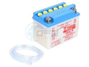 Product image: Piaggio - 234390 - BATTERY YB4L-B 