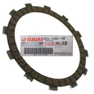 Product image: Yamaha - 22U163210000 - PLATE, FRICTION 