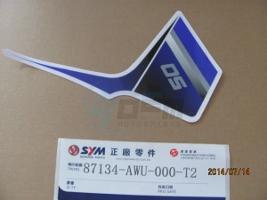 Product image: Sym - 87134-AWU-000-T2 - FR COVER L.STRIPE 