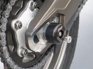 Product image: GSG-Mototechnik - 45-31-385 - Crash protector Rear wheel  Aprilia  Mana 850 