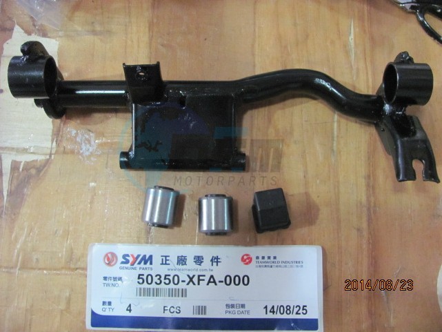 Product image: Sym - 50350-XFA-000 - MOTOR OPHANGING KPL.  0