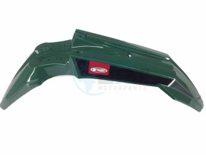 Product image: Rieju - 0/000.050.5193 - GREEN FRONT MUDGUARD 