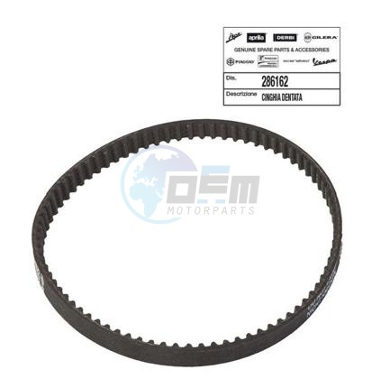 Product image: Vespa - 286162 - Toothed belt   1