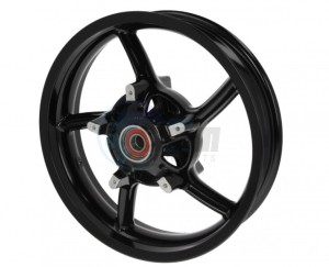 Product image: Aprilia - 666798 - FRONT WHEEL COMPLETE WITH BEARING 