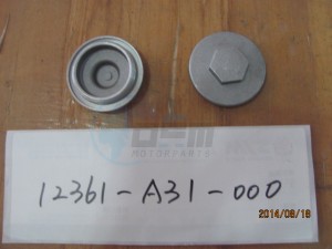 Product image: Sym - 12361-A31-000 - TAPPET ADJUSTING HOLE CAP 