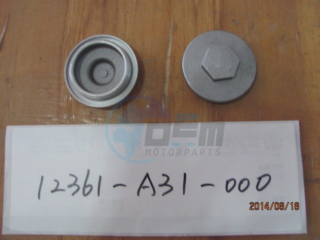 Product image: Sym - 12361-A31-000 - TAPPET ADJUSTING HOLE CAP  0