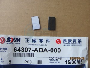 Product image: Sym - 64307-ABA-000 - RUBBER SEAL 