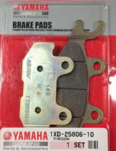 Product image: Yamaha - 1XD258061000 - BRAKE PAD KIT 2 