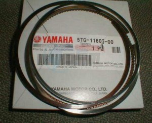 Product image: Yamaha - 5TG116030000 - PISTON RING SET (STD) 