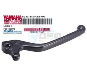 Product image: Yamaha - 5JHH39220000 - LEVER, 2 