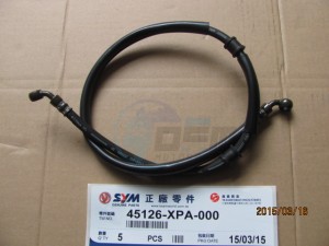 Product image: Sym - 45126-XPA-000 - FR. BRAKE HOSE 