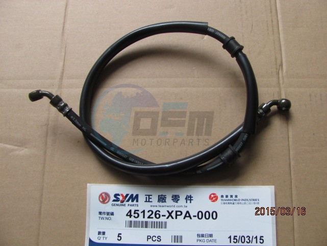 Product image: Sym - 45126-XPA-000 - FR. BRAKE HOSE  0