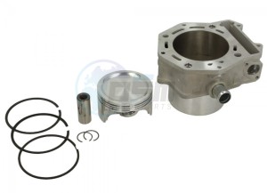 Product image: Aprilia - 832811 - COMPLETE CYLINDER ASSEMBLY W/PISTON-MST 