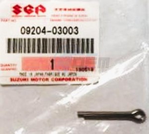 Product image: Suzuki - 09204-03003 - COTTER PIN  DF2.5  DF4A/5A/6A 