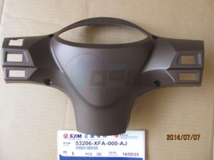 Product image: Sym - 53206-XFA-000-AJ - RR. HANDLE COVER BR-497U 