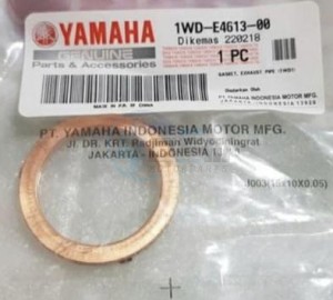 Product image: Yamaha - 1WDE46130000 - GASKET, EXHAUST PI 