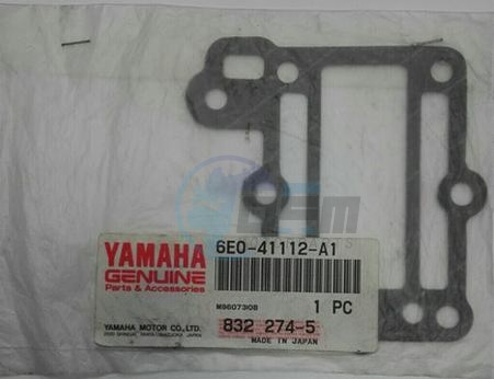 Product image: Yamaha - 6E041112A100 - GASKET,INNER COVER EXHAUST  0