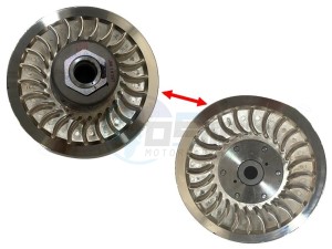 Product image: Sym - 23010-TLB-000 - DRIVEN PULLEY ASSY. 