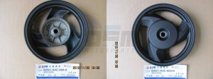 Product image: Sym - 42601-A4C-000-K - RR CAST WHEEL BLACK 