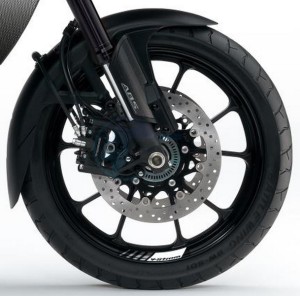 Product image: Suzuki - 990D0-WHL04-WHT - Radaufkleber, weiß, V-Strom 