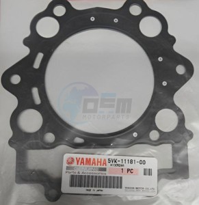 Product image: Yamaha - 5VK111810000 - GASKET, CYLINDER HEAD 1 