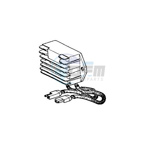 Product image: Cagiva - 54040081A - VOLTAGE REGULATOR  0