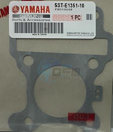 Product image: Yamaha - 5STE13511000 - GASKET, CYLINDER  0