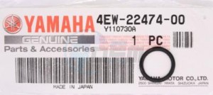 Product image: Yamaha - 4EW224740000 - SEAL, RING 