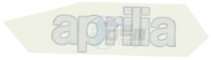 Product image: Aprilia - 860725 - STICKER LH APRILIA 