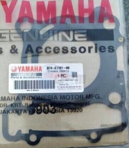 Product image: Yamaha - B74E11810000 - GASKET, CYLINDER H 