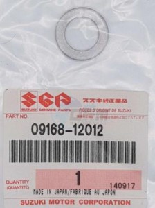 Product image: Suzuki - 09168-12012 - GASKET 