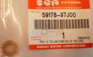 Product image: Suzuki - 59178-97J00 - Gasket drain plug 