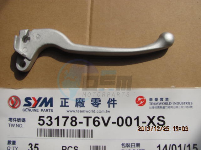 Product image: Sym - 53178-T6V-001-XS - L. STRG. HANDLE LEVER  0