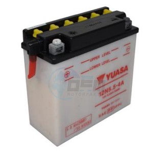 Product image: Yamaha - 22BH21000000 - BATTERY ASSY(12N5.5-4A) 