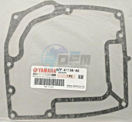 Product image: Yamaha - 67F41134A000 - GASKET, EXHAUST MANIFOLD  0