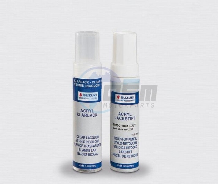 Product image: Suzuki - 990D0-10202-YWW - TOUCH UP PAINT GLACIER WHT PEARL+CLEARCOAT  0