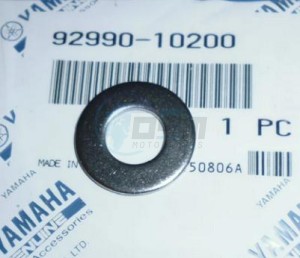 Product image: Yamaha - 929901020000 - 958-69527-00 WASHER, PLAIN 