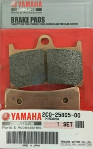 Product image: Yamaha - 2C0258050000 - BRAKE PAD KIT 