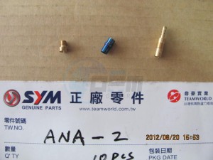 Product image: Sym - ANA-2 - CARB.SCREW FIX SET. 