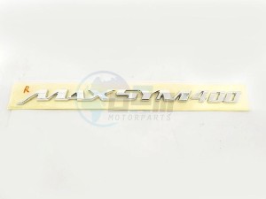 Product image: Sym - 87126-L5B-000 - R. BODY COVER EMBLEM(MAXSYM 400) 