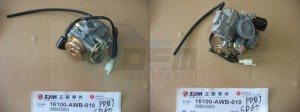 Product image: Sym - 16100-AWA-010 - CARBURETOR ASSY 